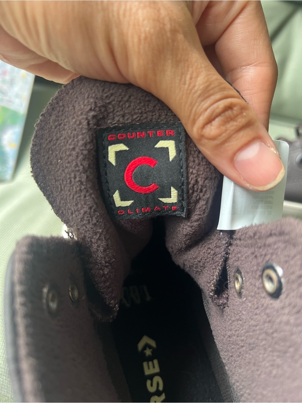 Converse Chuck Taylor All Star Lugged 2.0 Counter Climate High 'Velvet Brown' - Picture 7 of 10